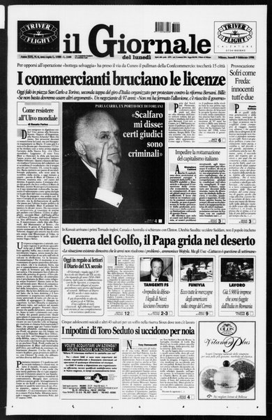 Il giornale del lunedi